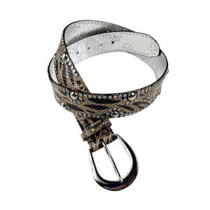 Guess Synthetic Animal Print Belt Size Medium Cowgirl Mobwife Indie Sleaze
